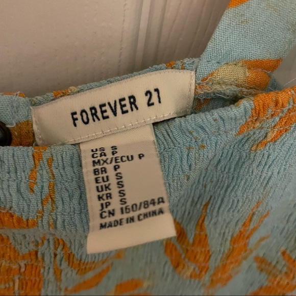 Forever 21 lace up floral maxi dress - Picture 3 of 4